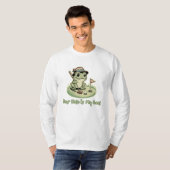 Funny Frog Golf - Your Hole is My Goal T-shirt (Voorkant volledig)