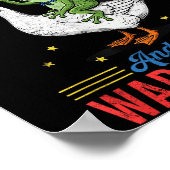 Funny Frog Goose Let's Roll Wiskunde Rocks En Doe  Poster (Hoek)