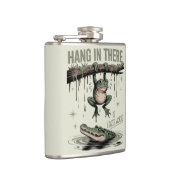 Funny Frog “Hang in There, It Gets Worse” Heupfles (Rechts)