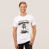 Funny Frog “Hang in There, It Gets Worse” Tri-Blend Shirt (Voorkant volledig)