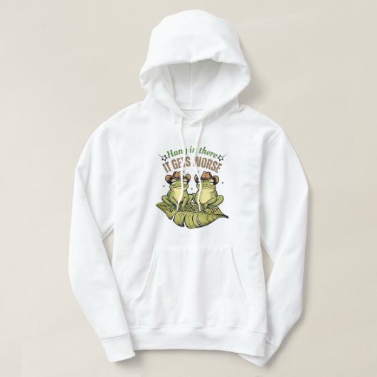 Funny Frog Humor T-Shirt – Hang erin! (Design voorkant)