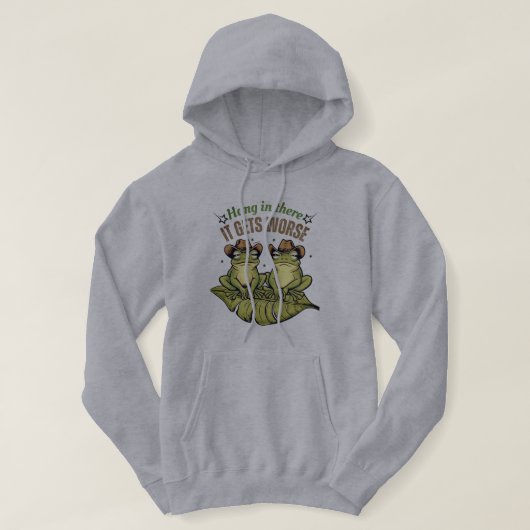 Funny Frog Humor T-Shirt – Hang erin! (Design voorkant)