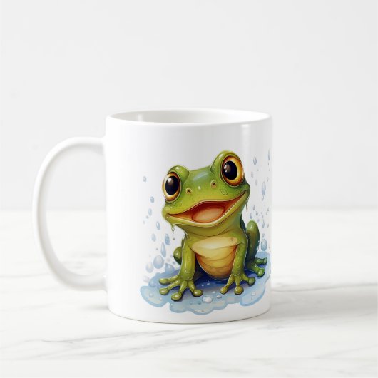 Funny frog koffiemok (Links)