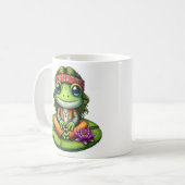 Funny frog koffiemok (Voorkant links)