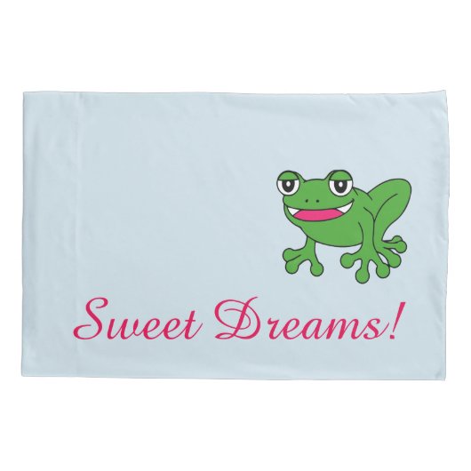 Funny frog kussensloop (Achterkant)