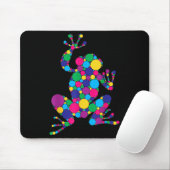 Funny Frog Lovers Polka Dot Art Student Happy Dot  Muismat (Met muis)