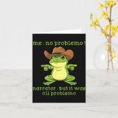 Funny Frog Me No Problemo Narrator But It Was All  Kaart (Gele Bloem)