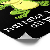 Funny Frog Me No Problemo Narrator But It Was All  Poster (Hoek)