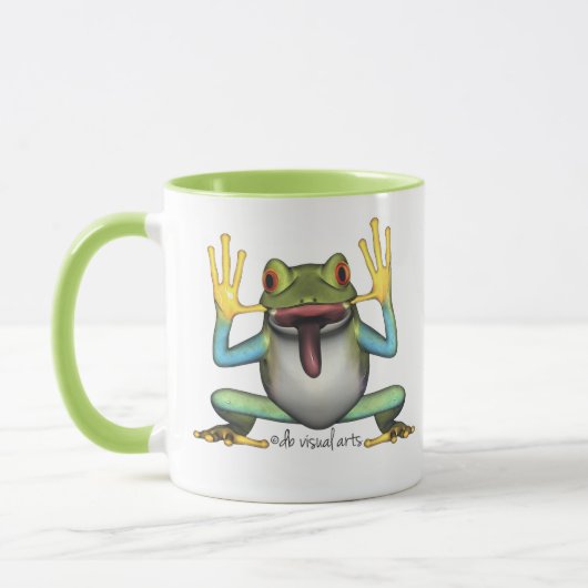 Funny Frog mok (Links)