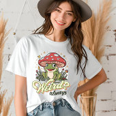 Funny Frog Mushroom Schattige Shy Introvert Tri-Blend Shirt