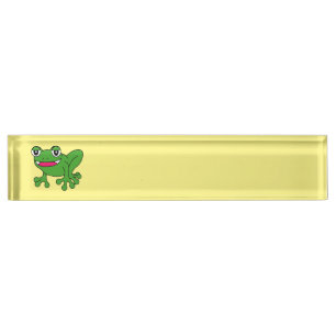 Funny frog naambordje