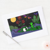 Funny Frog op Alligator Neus Stickers (Envelop)