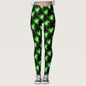 Funny Frog Pattern Leggings (Voorkant)