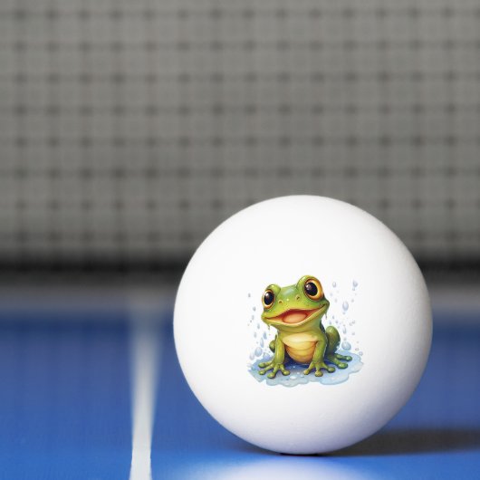 Funny frog pingpongbal (Net)