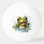 Funny frog pingpongbal (Voorkant)