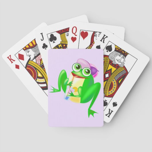 Funny Frog Playing Cards Pokerkaarten (Achterkant)
