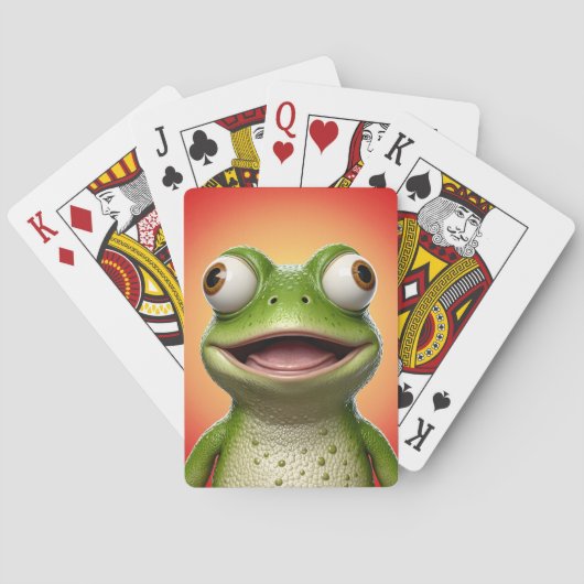 Funny Frog Pokerkaarten (Achterkant)