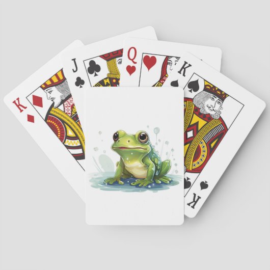 Funny frog pokerkaarten (Achterkant)