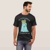 Funny Frog Pregnancy Announcement Medieval Pregnan T-shirt (Voorkant volledig)