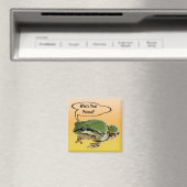 Funny Frog Prins Fotograaf op maat Magneet (Insitu (Vaatwasser))