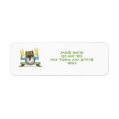 Funny Frog Return Address Labels (Voorkant)