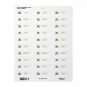 Funny Frog Return Address Labels (Full Sheet)