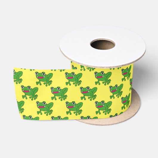 Funny frog satijnen lint (Spoel)