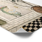 Funny Frog Shower Bathroom Poster (Hoek)