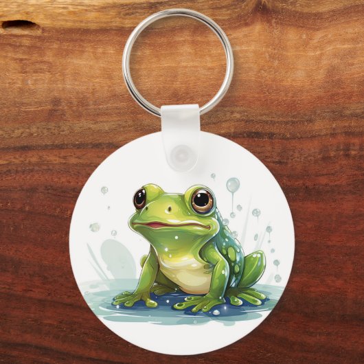 Funny frog sleutelhanger (Voorkant)