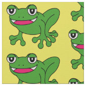 Funny frog stof (Close Up)