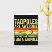 Funny Frog Tadle Lovers Design For Men Women Kids Kaart (Gele Bloem)