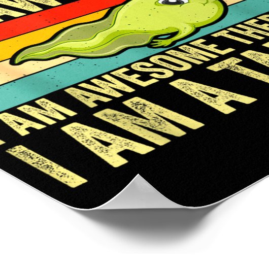 Funny Frog Tadle Lovers Design For Men Women Kids  Poster (Hoek)