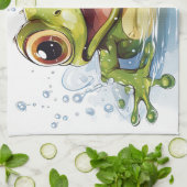 Funny frog theedoek (Gevouwen)