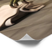 Funny Frog Toilet Print, Newspaper Reading Animal Poster (Hoek)