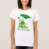 Funny frog voegt tekst toe t-shirt (Voorkant)