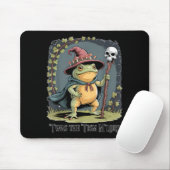 Funny Frog Wizard twas The tism M'lord Fantasy Art Muismat (Met muis)