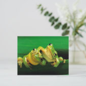 Funny Frogs Briefkaart (Staand voorkant)