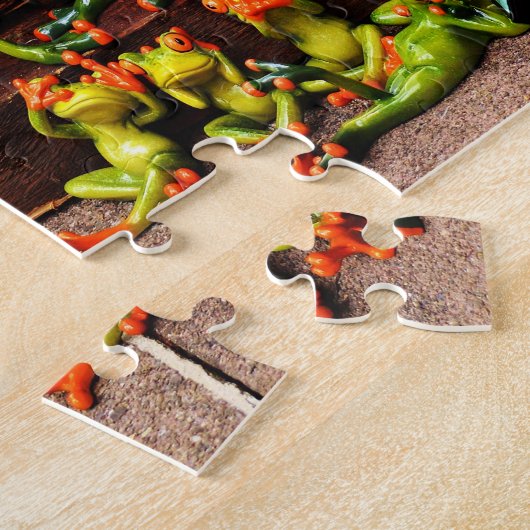 Funny Frogs Legpuzzel (Zijkant)