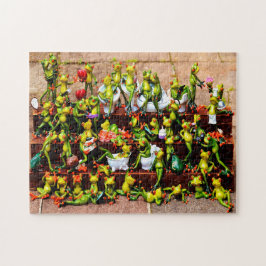 Funny Frogs Legpuzzel