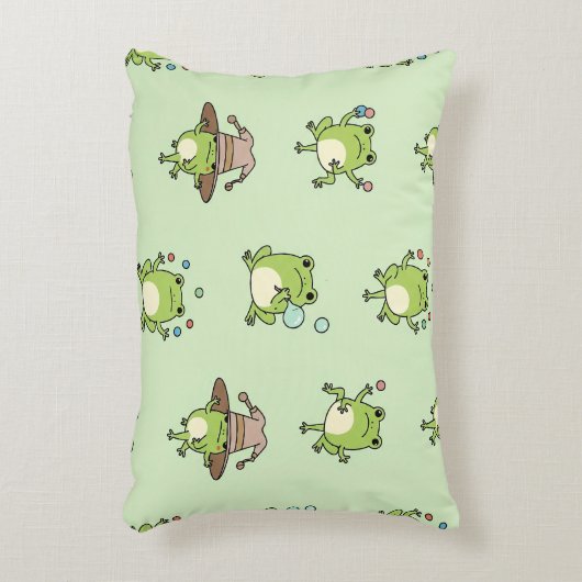 Funny Frogs on the Go Accent Kussen (Voorkant(Verticaal))