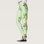 Funny Frogs on the Go Leggings (Links)