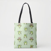 Funny Frogs on the Go Tote Bag (Voorkant)