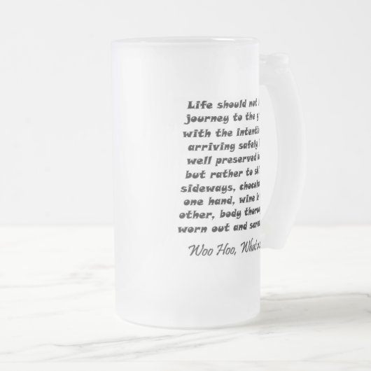 Funny frosted beer mokken verjaardagsgeschenken hu (Voorkant rechts)