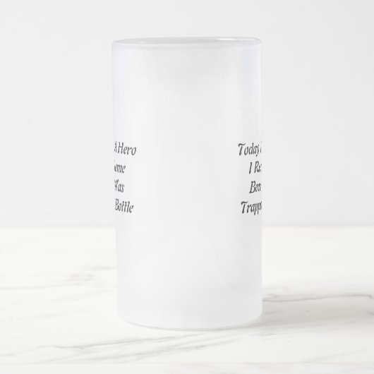 Funny Frosted Glass Beer Mok (Center)
