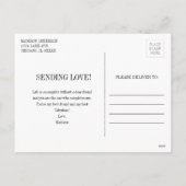 Funny Fruit Pun Apeeling Banana Valentijn Briefkaa Feestdagenkaart (Achterkant)