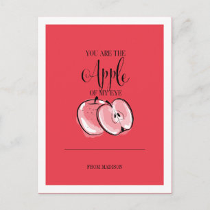 Funny Fruit Pun Apple Valentijn Briefkaart