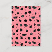 Funny Fruit Pun Berry Classroom Valentijn Card Afsprakenkaartje (Achterkant)