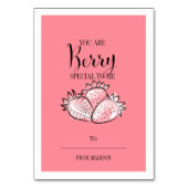 Funny Fruit Pun Berry Classroom Valentijn Card Kaart (Voorkant)