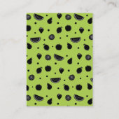 Funny Fruit Pun Kiwi Classroom Valentijn Card Afsprakenkaartje (Achterkant)