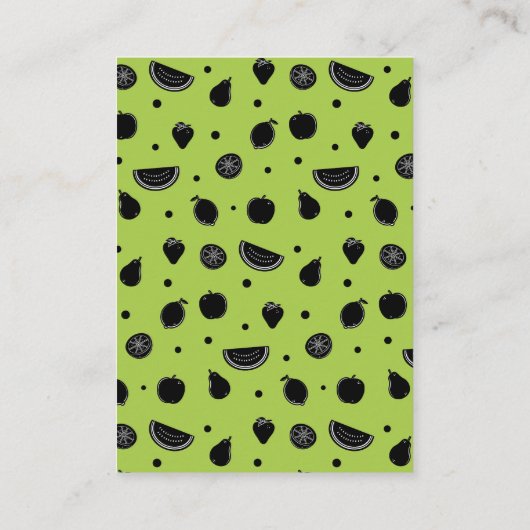 Funny Fruit Pun Kiwi Classroom Valentijn Card Afsprakenkaartje (Achterkant)